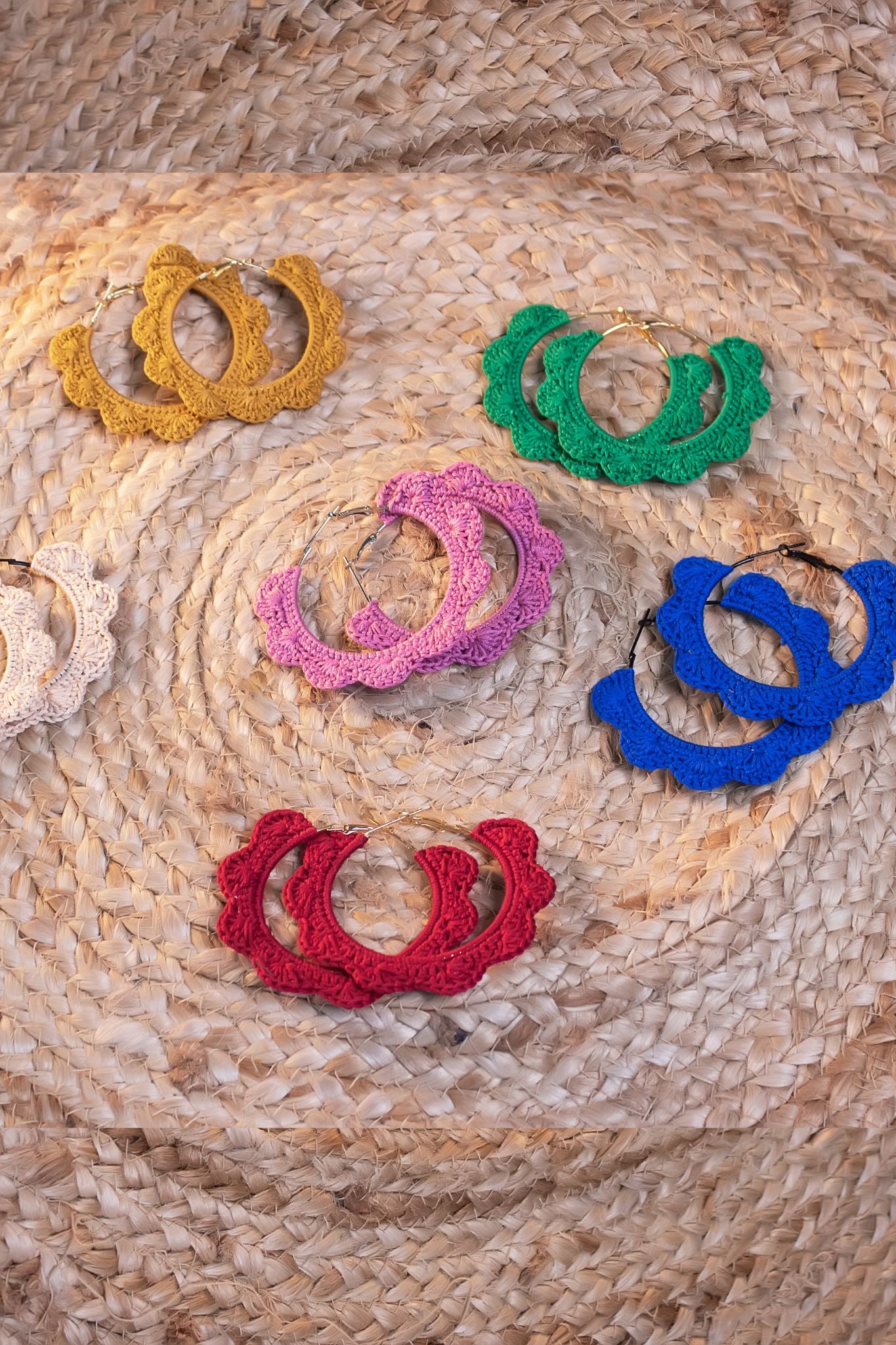 ASSORTED PAIR OF CROCHET EARINGS