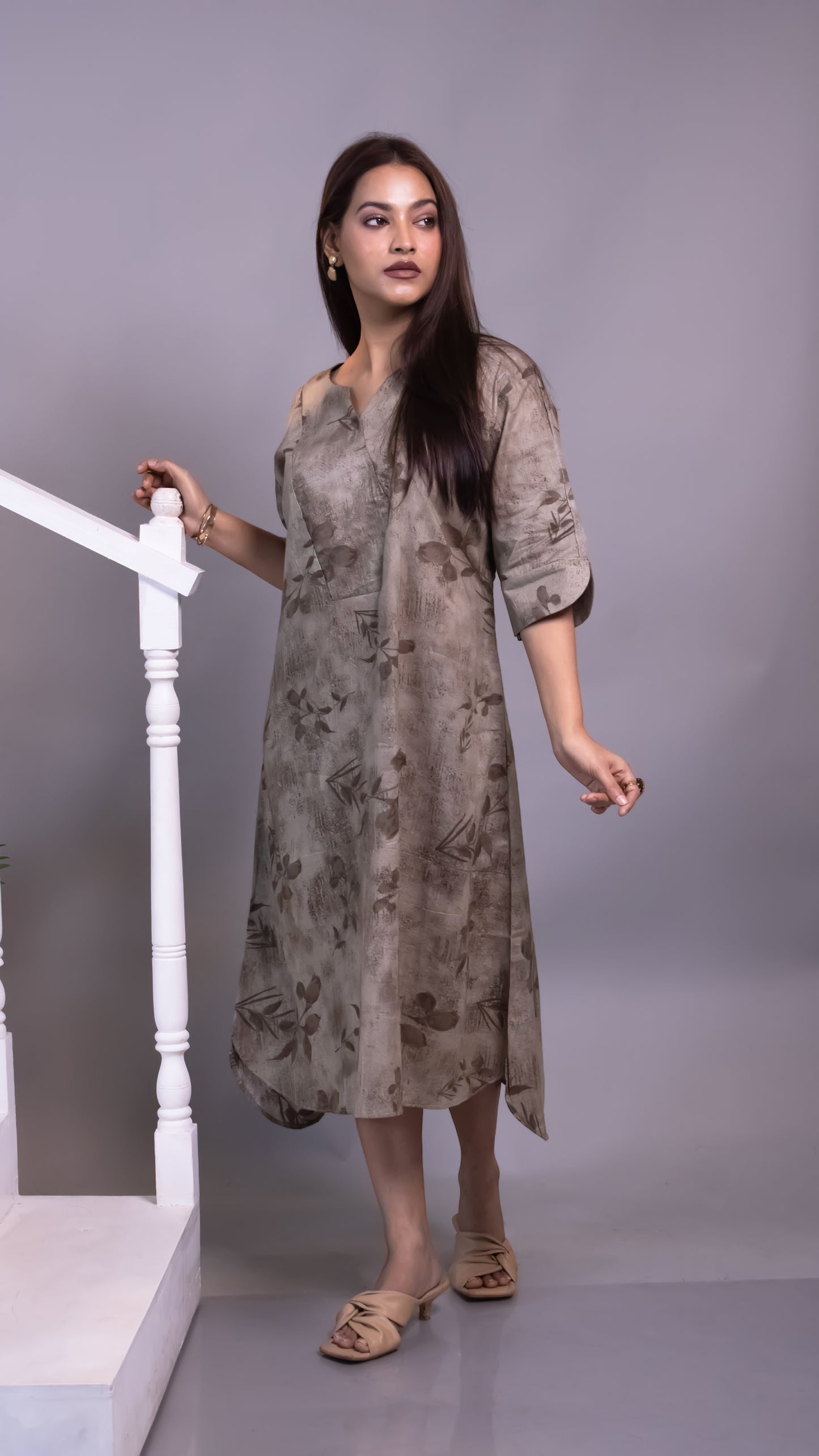 SAGE GREEN YOLK DRESS