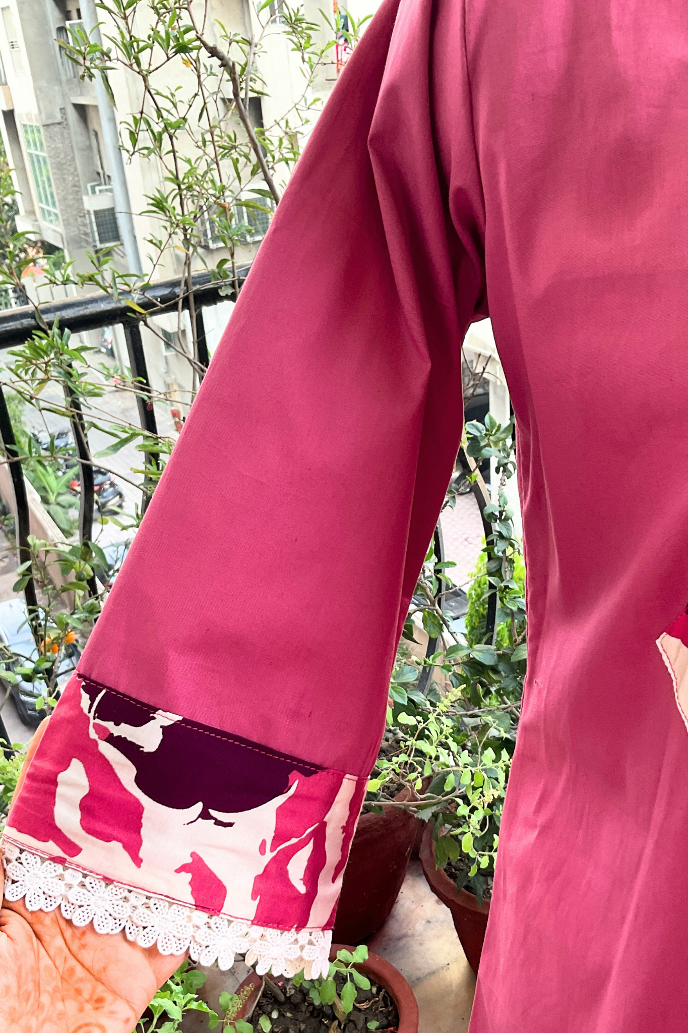 DUSTY PINK OVERSIZED ZERO WASTE SHIRT