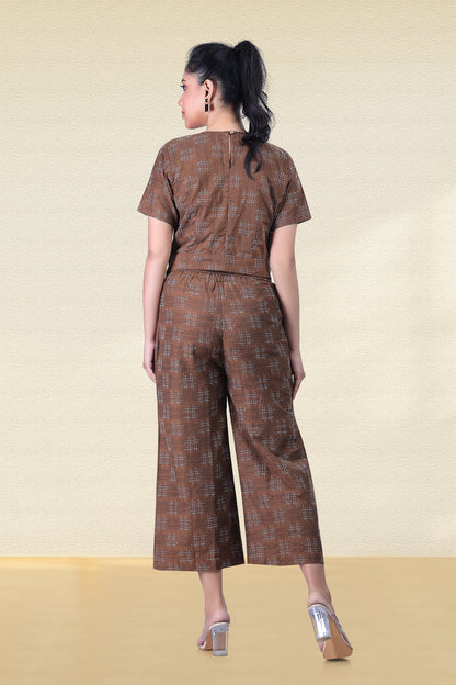 CARAMEL WEAVES CO-ORD SET